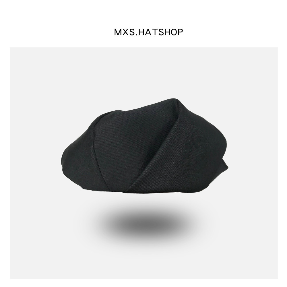 Street Fashion Co - Retro Dark Style Beret Hat Women's