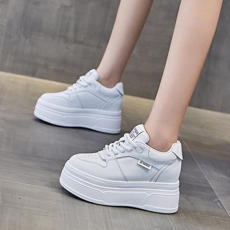 Chunky Sneaker Platform - 9CM Genuine Leather NEW Brand Designer