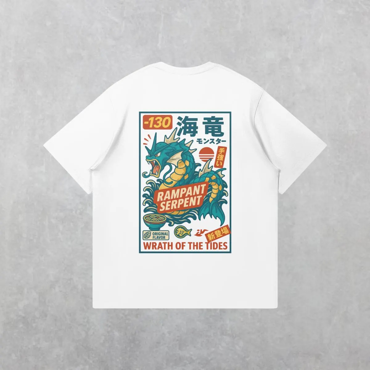 Street Fashion Hats - Anime Pokémon Gyarados T-shirt Men and