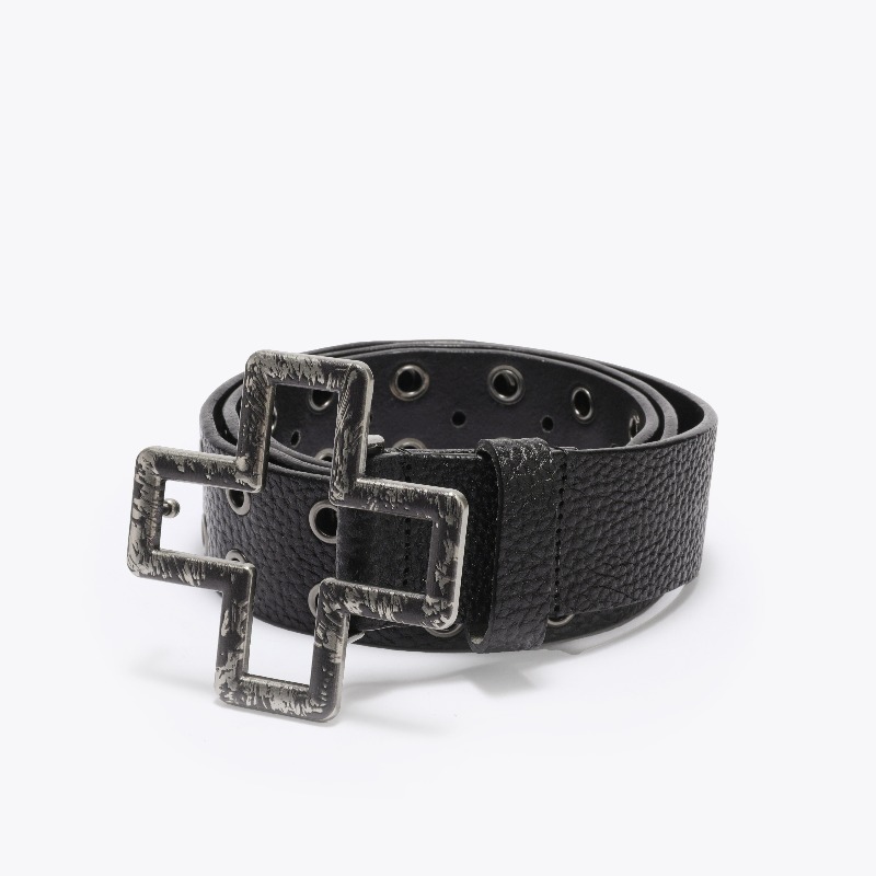 Street Fashion Shibuya - New Men's Cross Double Button Rivet