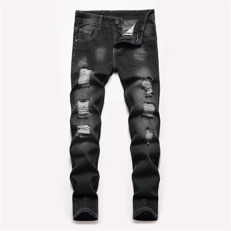Distressed Jean Rip - Denims Boy Children Jeans Straight Pants