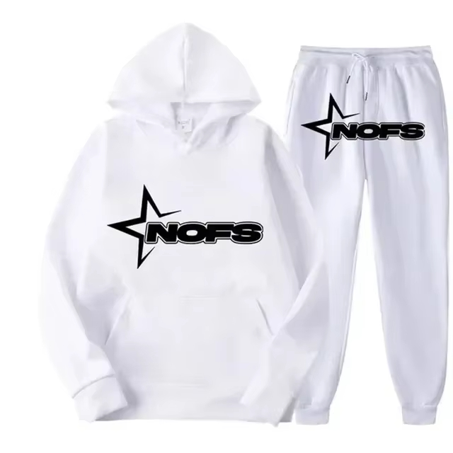 Street Fashion Us - 2026 Streetwear Men Hooded Sweatshirt Tracksuit