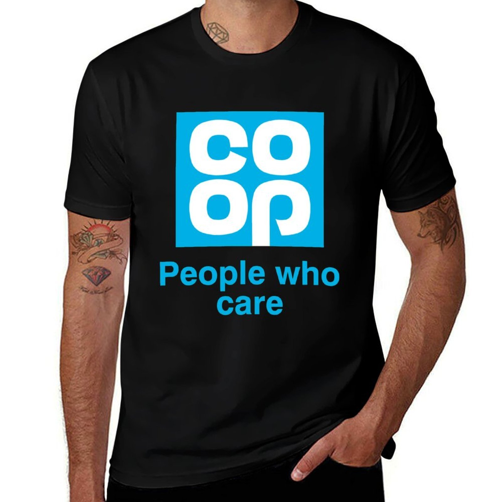 Street Fashion Co - Co-op people who care T-Shirt Street