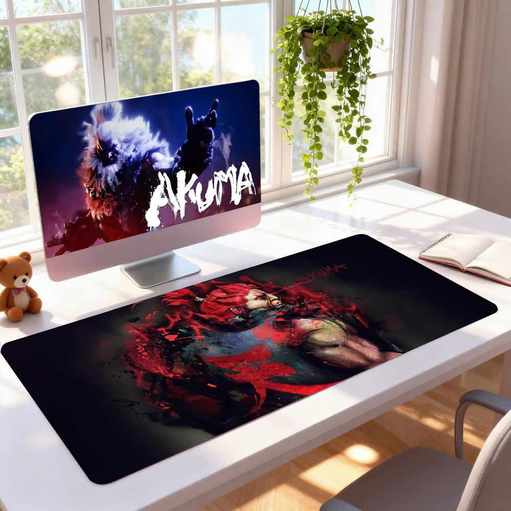 Street Fashion Official - Street Fighter Akuma Mouse Pad Rubber