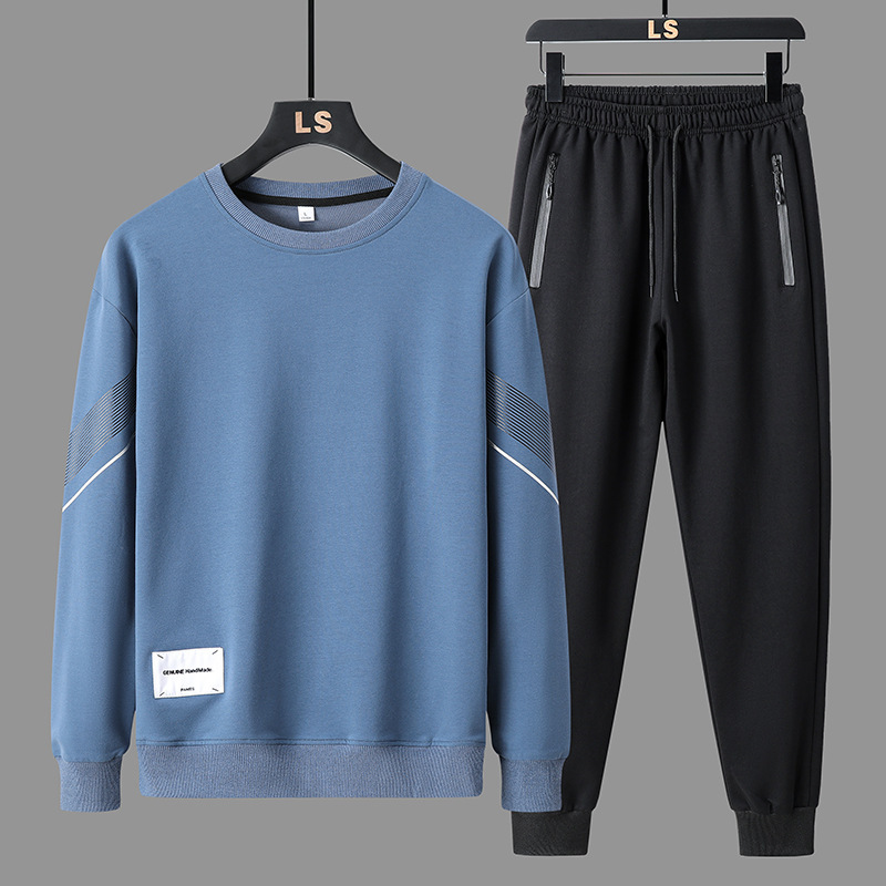 Men's Casual 2-Piece Sportswea - Fashion Streetwear ulasan dan harga