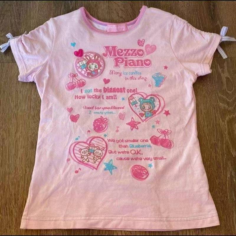 Vintage Kawaii Cute Short Slee - Street Fashion Us ulasan dan harga