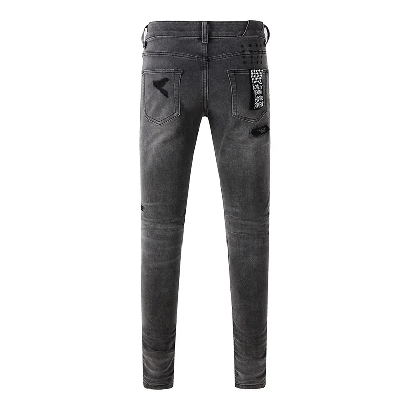 Men's High Street Distressed A - Distressed Jean Rip ulasan dan harga