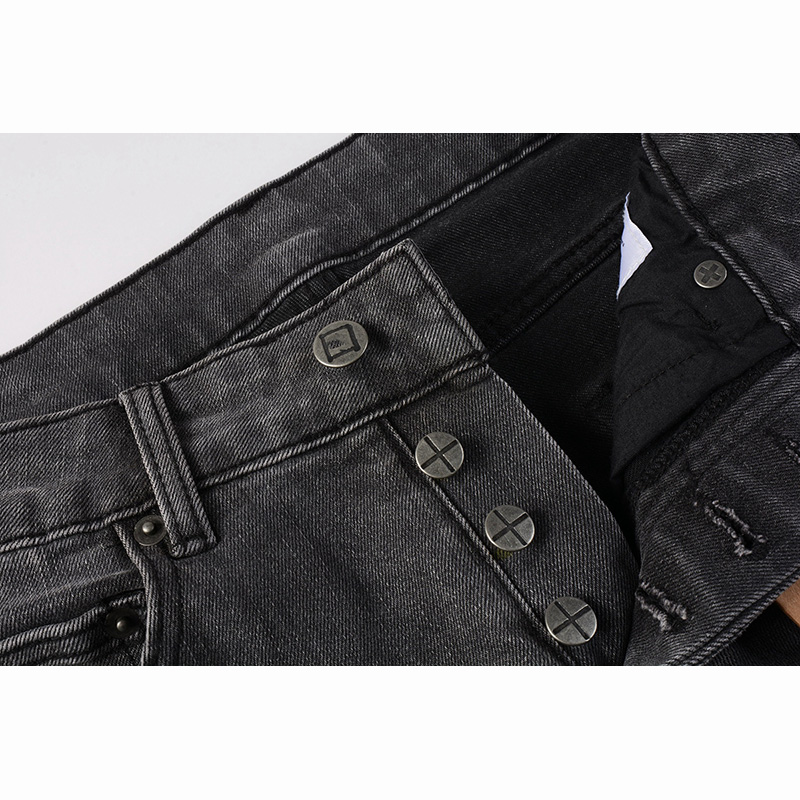 Men's High Street Distressed A - Distressed Jean Rip ulasan dan harga