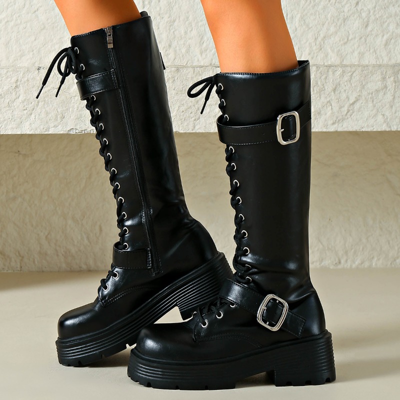 Platform Chunky Sole Women Kne - Chunky Sneaker Platform ulasan dan harga