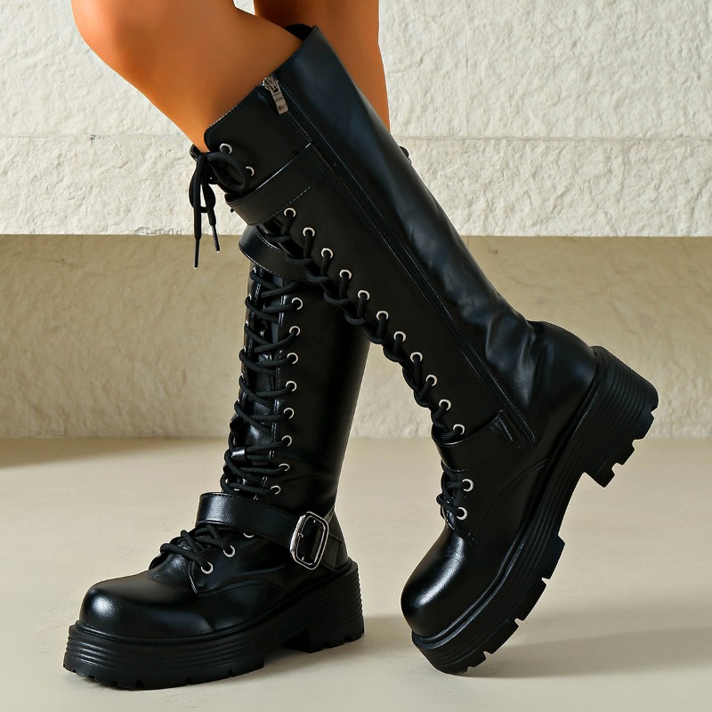Platform Chunky Sole Women Kne - Chunky Sneaker Platform ulasan dan harga