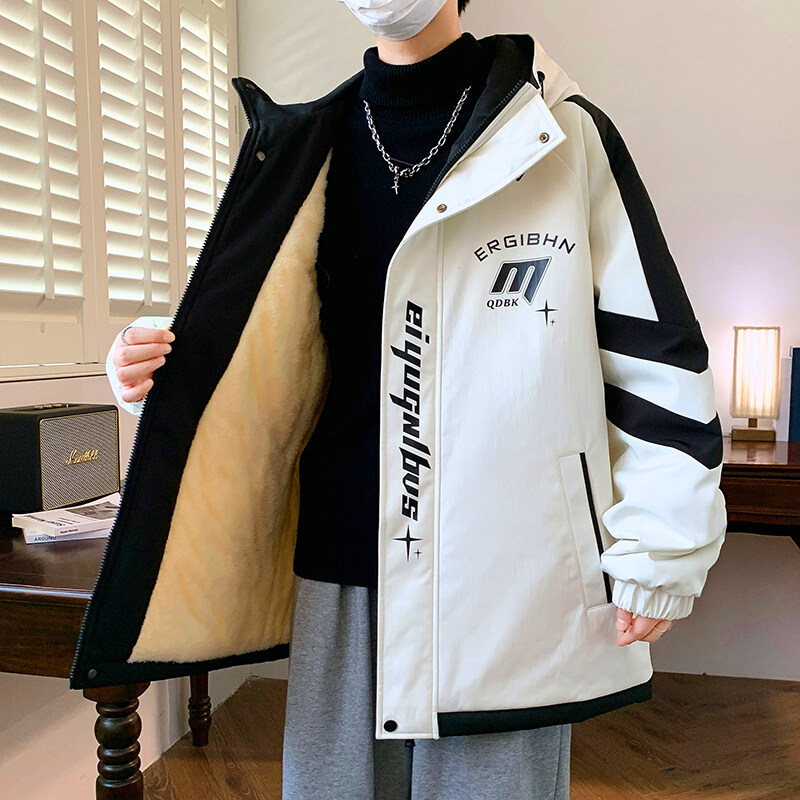 Fashion Men's Fleece Thick War - Street Fashion Youth ulasan dan harga