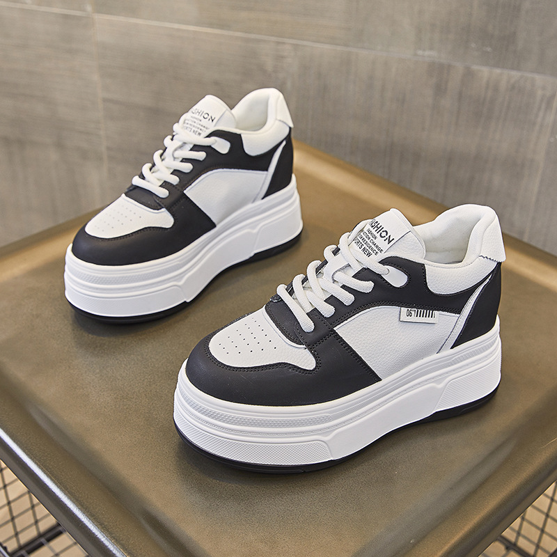 9CM Genuine Leather NEW Brand  - Chunky Sneaker Platform ulasan dan harga