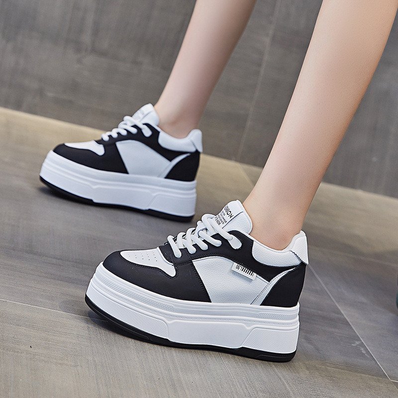 9CM Genuine Leather NEW Brand  - Chunky Sneaker Platform ulasan dan harga
