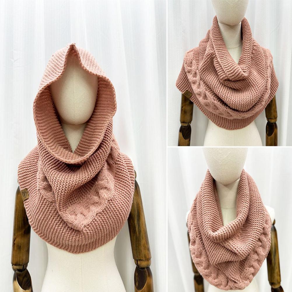 Winter Knitting Scarf Women Me - Street Fashion Hats ulasan dan harga