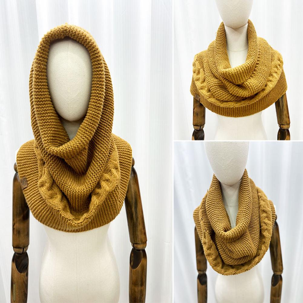Winter Knitting Scarf Women Me - Street Fashion Hats ulasan dan harga