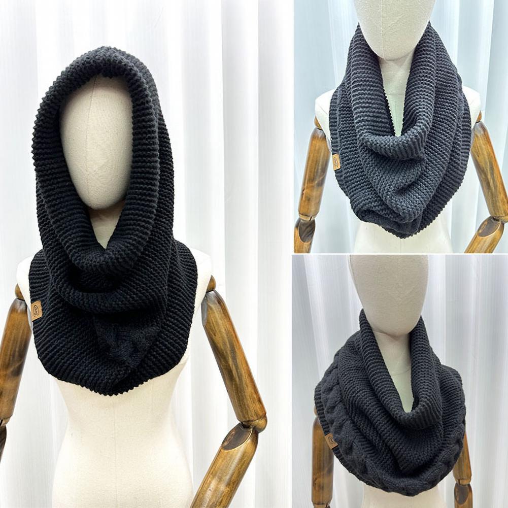 Winter Knitting Scarf Women Me - Street Fashion Hats ulasan dan harga