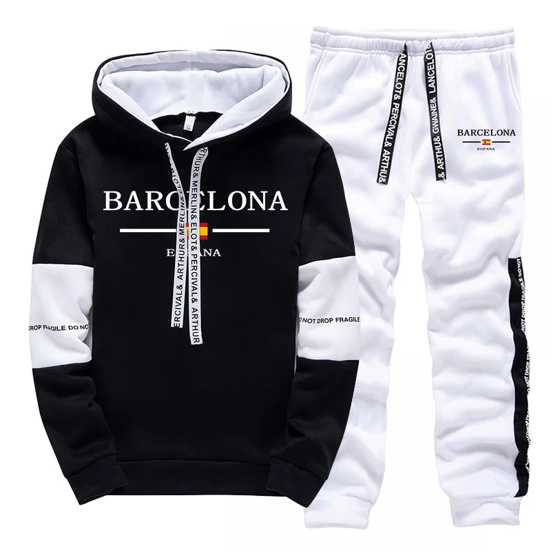 Barcelona Mens Sweatshirt Swea - Street Fashion Barcelona ulasan dan harga