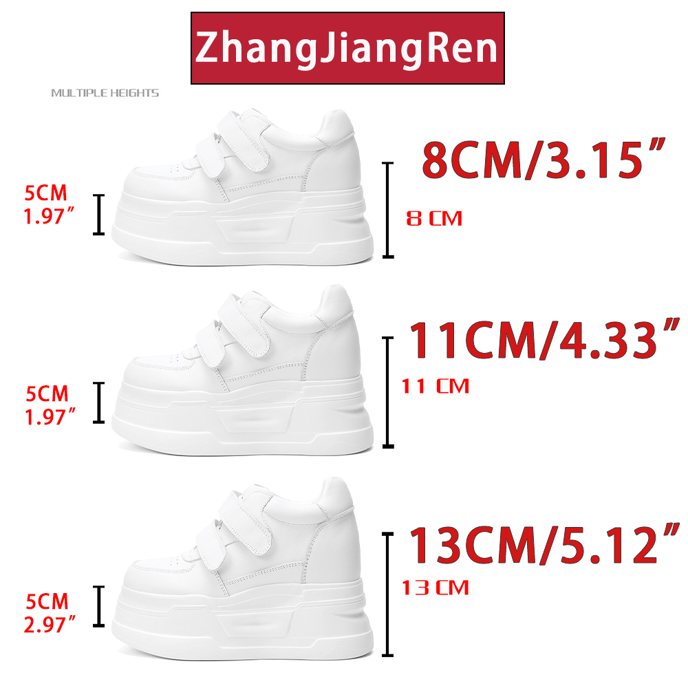 ZJR 8-13cm Women's Inner Lift  - Chunky Sneaker Platform ulasan dan harga