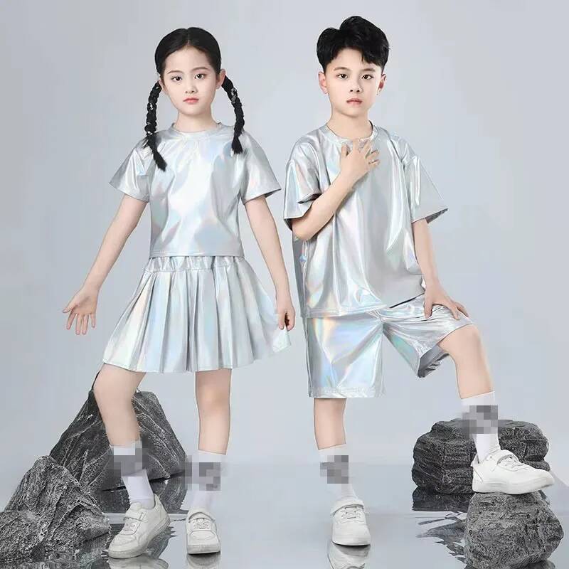 Boys and Girls Hip-hop Set Sil - Street Fashion Runway ulasan dan harga