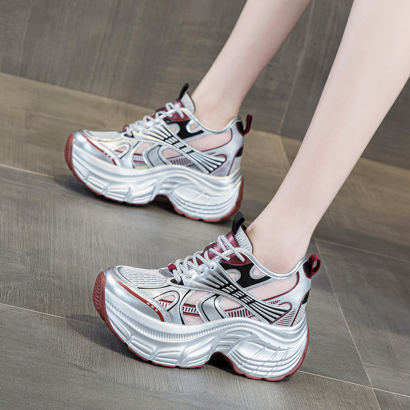8cm Hidden Height Increasing P - Chunky Sneaker Platform ulasan dan harga