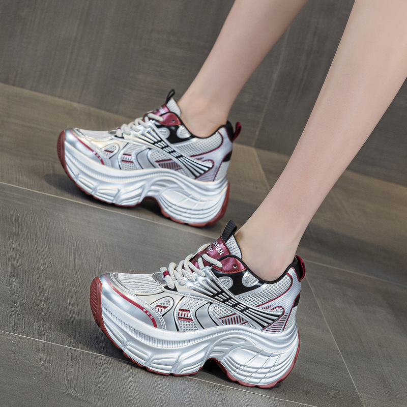 8cm Hidden Height Increasing P - Chunky Sneaker Platform ulasan dan harga