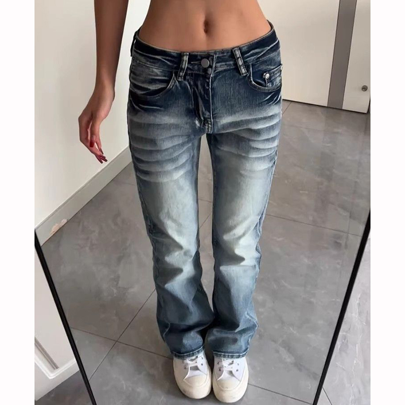 Women Retro Designer Straight  - Street Fashion Korean Girl ulasan dan harga