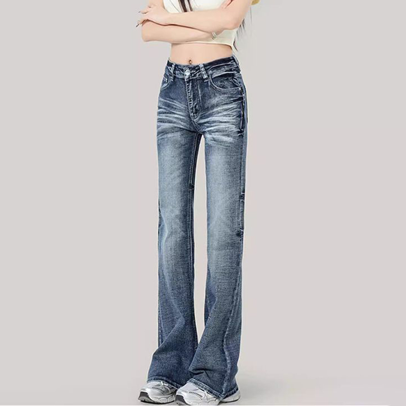 Women Retro Designer Straight  - Street Fashion Korean Girl ulasan dan harga