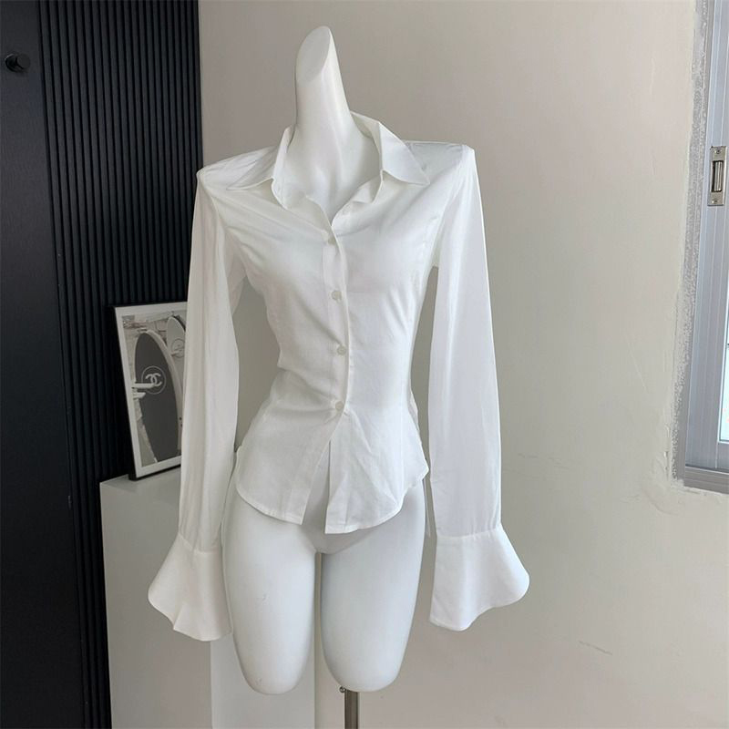 Gidyq Women Black Bandage Shir - Street Fashion In Korea ulasan dan harga