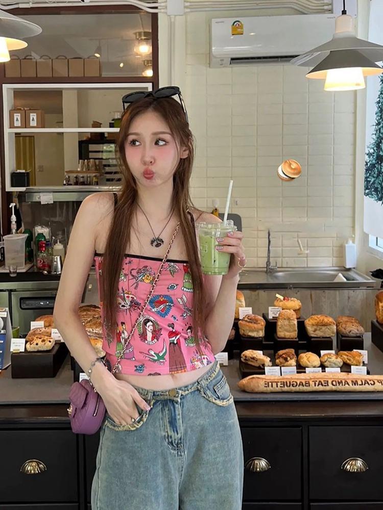 Gagarich Korean Fashion Y2K Ca - Street Fashion Korean Girl ulasan dan harga