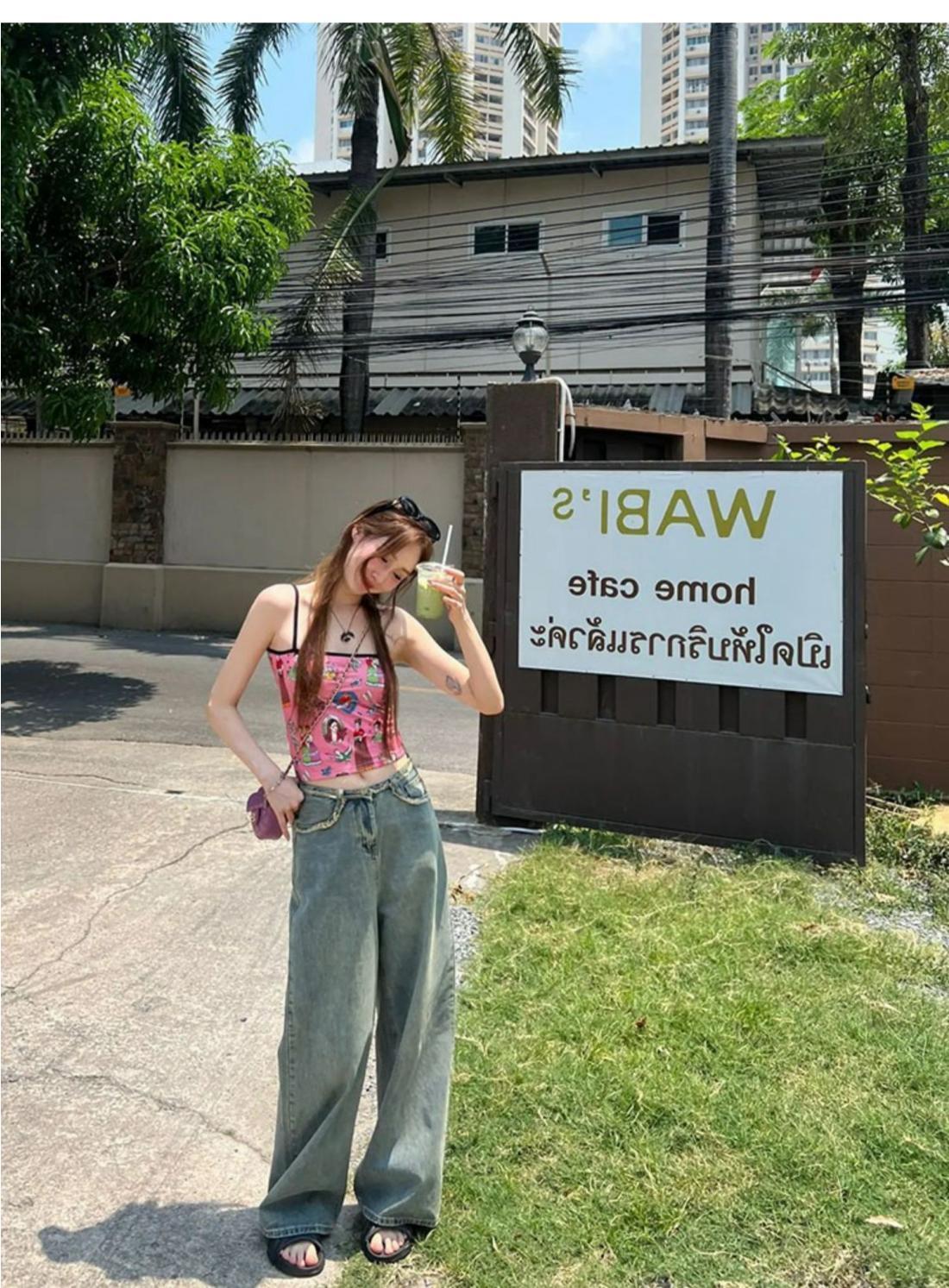 Gagarich Korean Fashion Y2K Ca - Street Fashion Korean Girl ulasan dan harga
