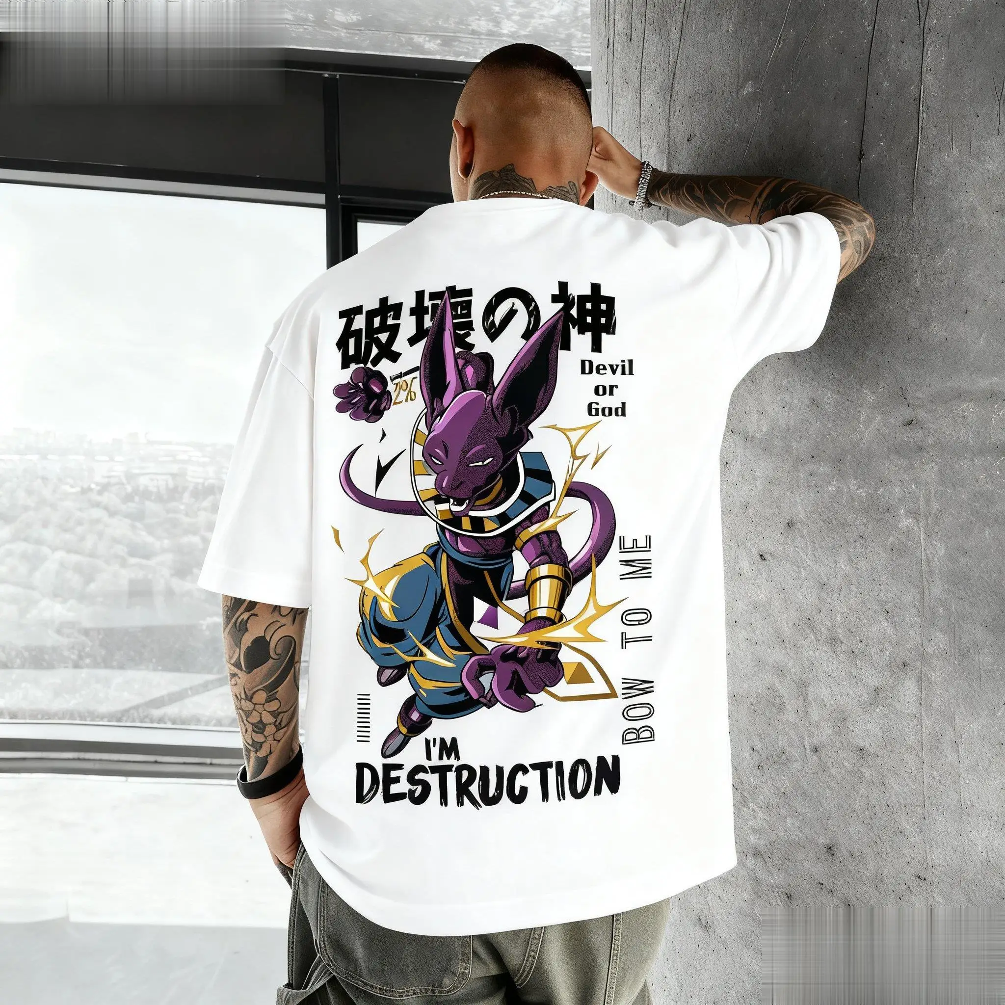 Dragon Ball Beerus Anime Graph - Street Fashion Hats ulasan dan harga