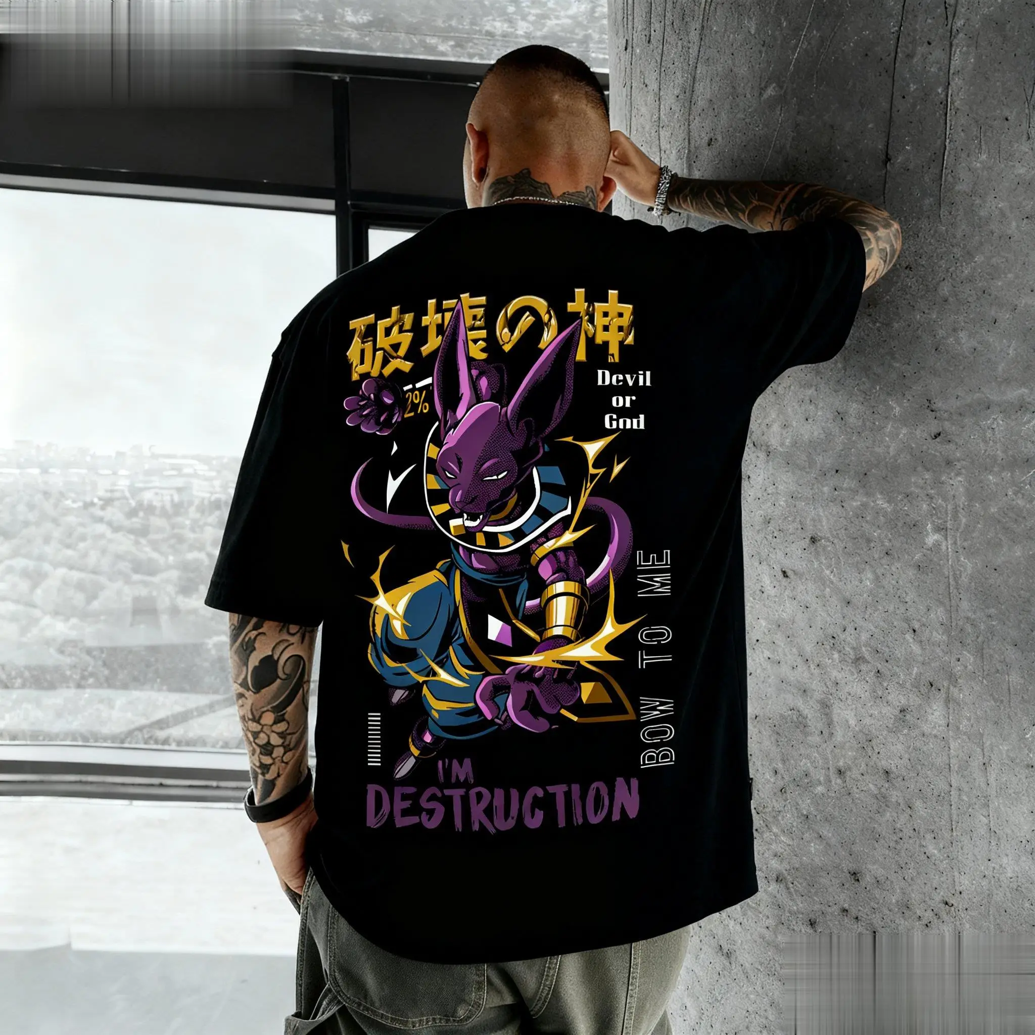 Dragon Ball Beerus Anime Graph - Street Fashion Hats ulasan dan harga