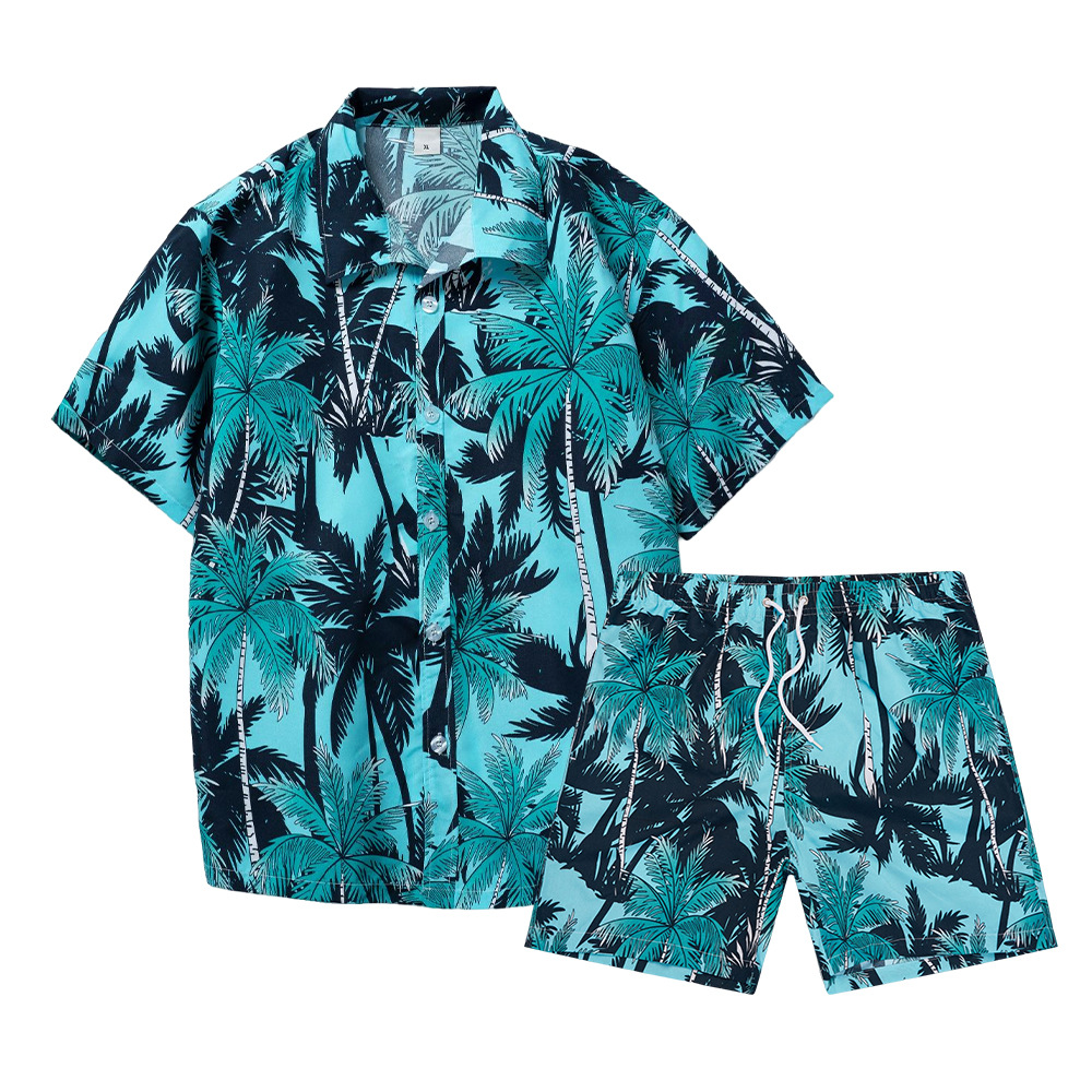 Hawaiian Coconut Tree 3D Print - Fashion Streetwear ulasan dan harga