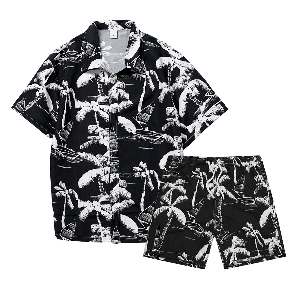Hawaiian Coconut Tree 3D Print - Fashion Streetwear ulasan dan harga