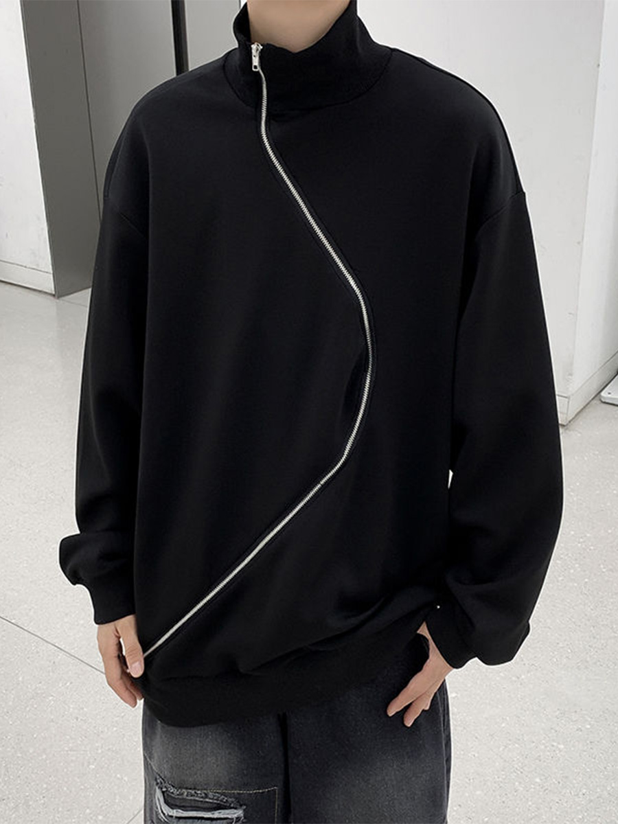 Man Outerwear No Hat Hoodies T - Street Fashion Shibuya ulasan dan harga