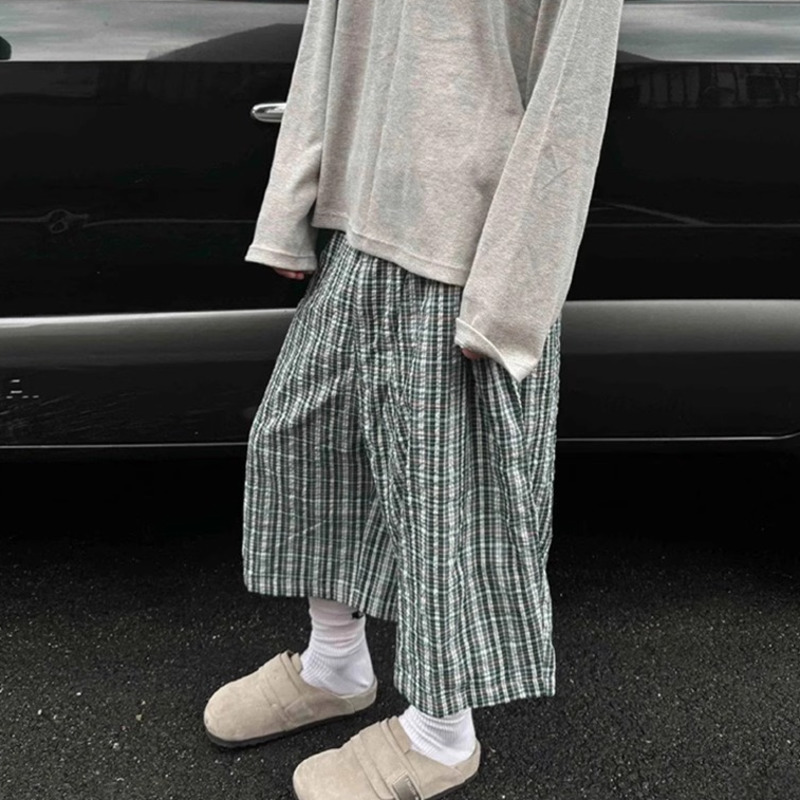 LUZHEN 2026 Summer Checked Pri - Street Fashion In Korea ulasan dan harga