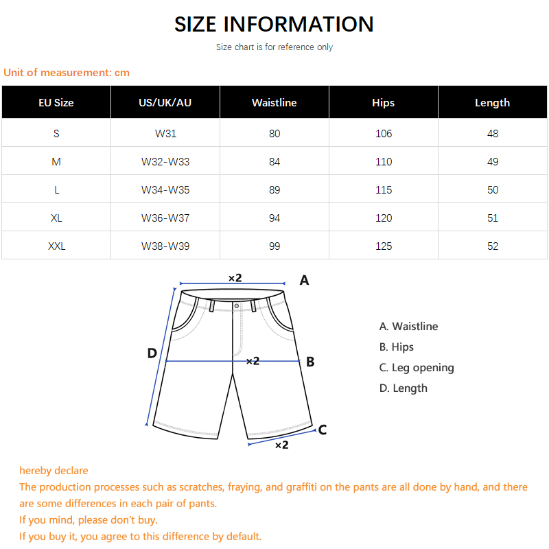 Hip-Hop Streetwear Men's Denim - Street Fashion In Korea ulasan dan harga
