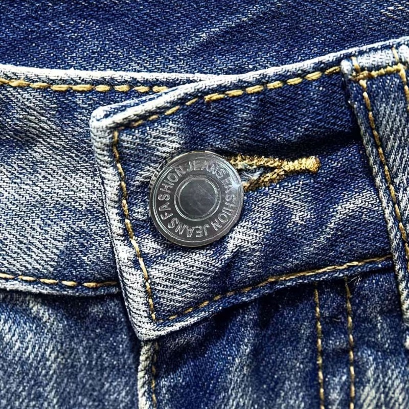 Men Korean Style Distressed De - Distressed Jean Rip ulasan dan harga