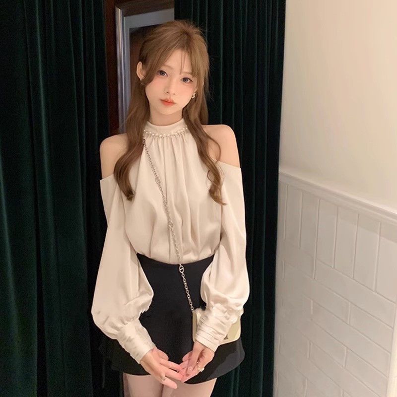 Spring Sweet Blouses For Women - Street Fashion In Korea ulasan dan harga