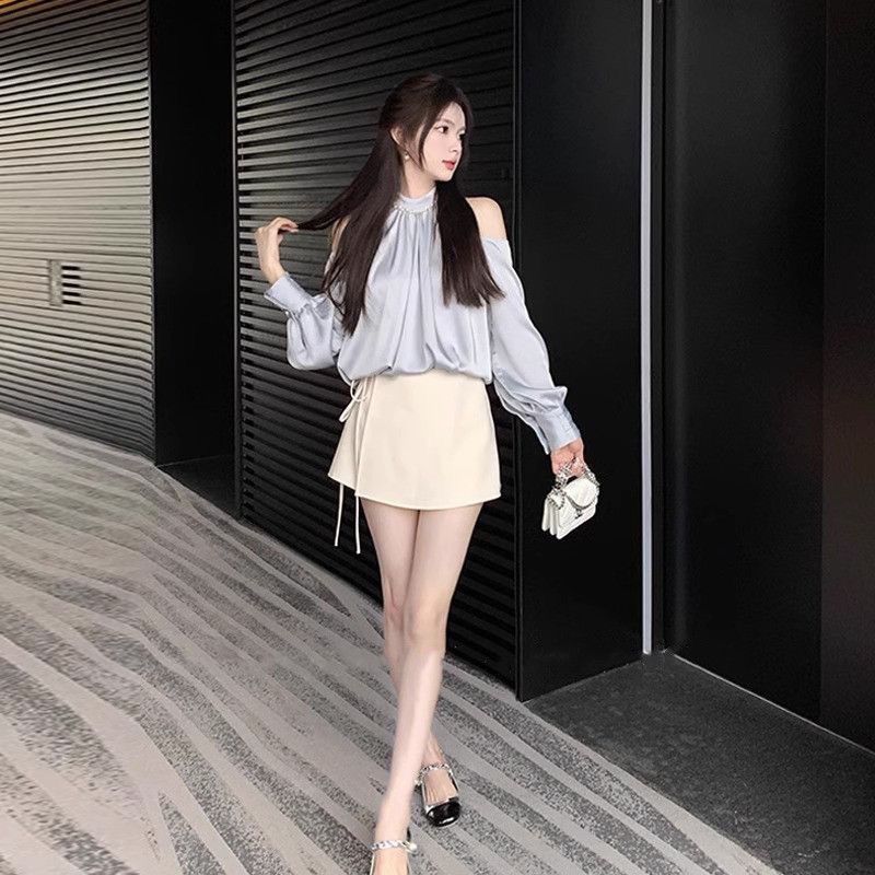 Spring Sweet Blouses For Women - Street Fashion In Korea ulasan dan harga
