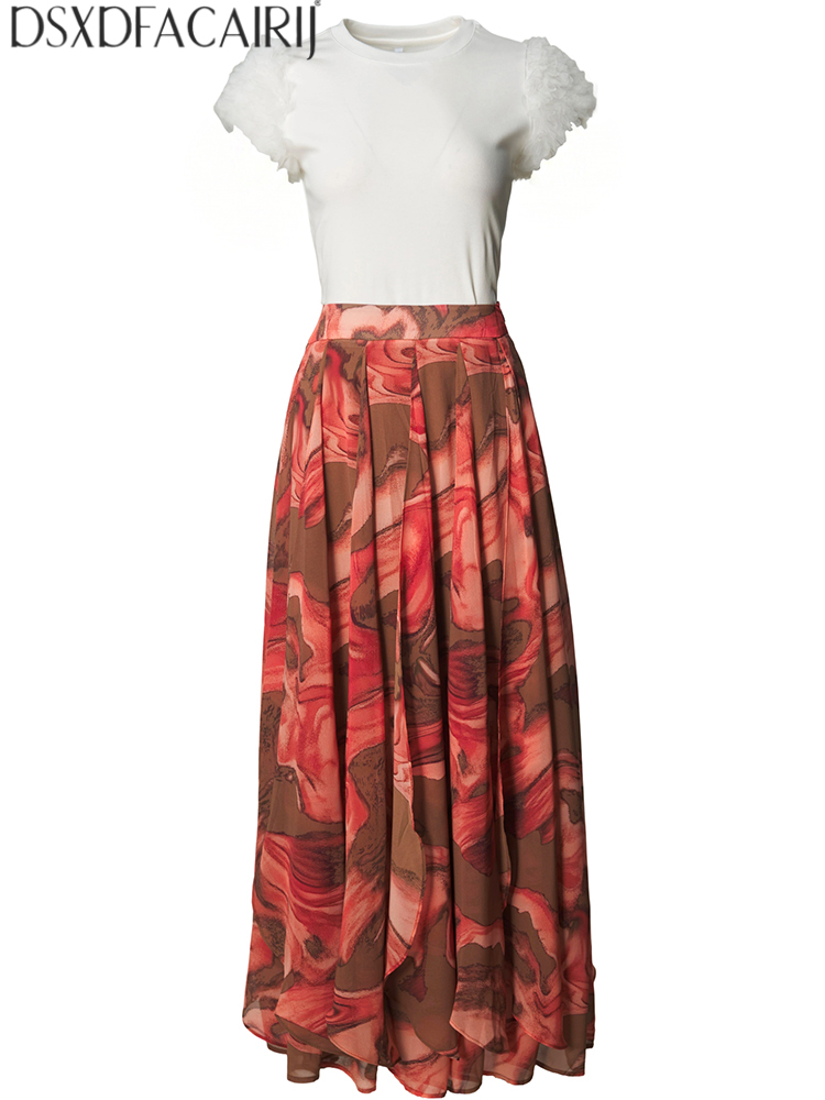 DSXDFACAIRIJ Women's O-Neck Sh - Street Fashion Model ulasan dan harga