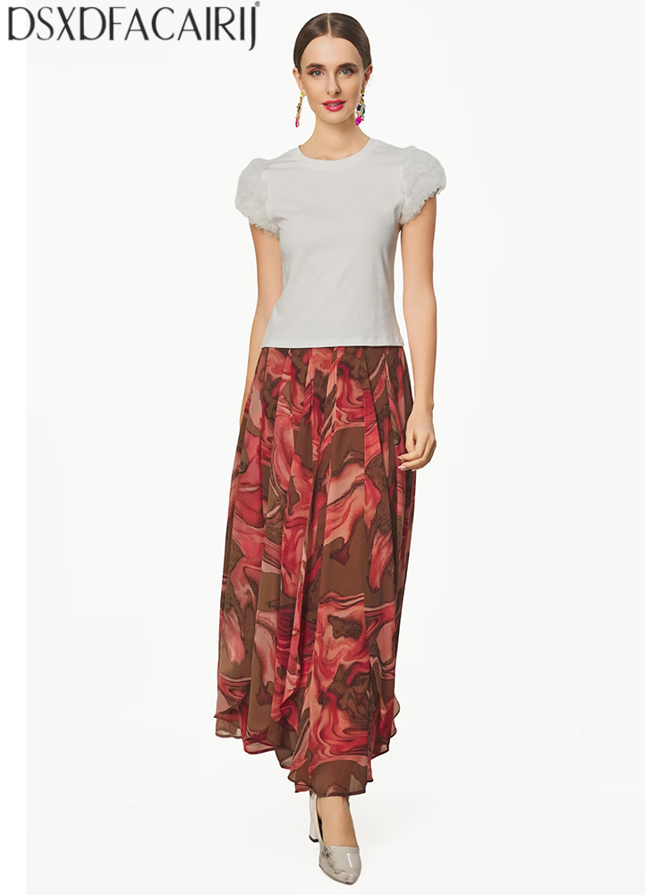 DSXDFACAIRIJ Women's O-Neck Sh - Street Fashion Model ulasan dan harga