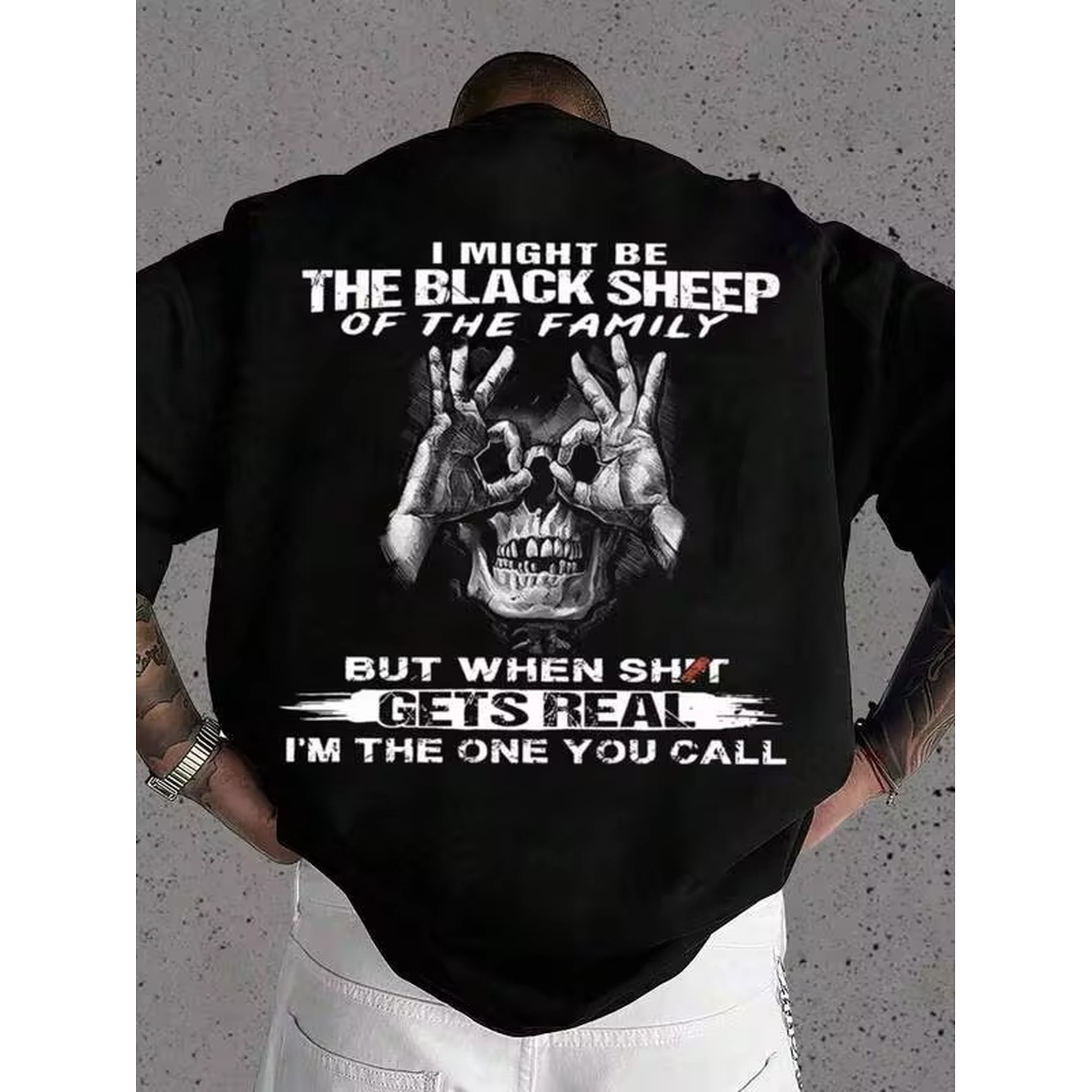 Warning Slogan, Clothing, Grap - Street Fashion Youth ulasan dan harga
