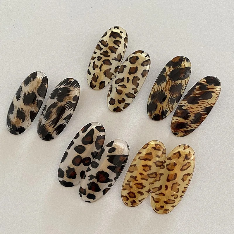 Korean Retro Leopard Print Sea - Street Fashion Korean Girl ulasan dan harga