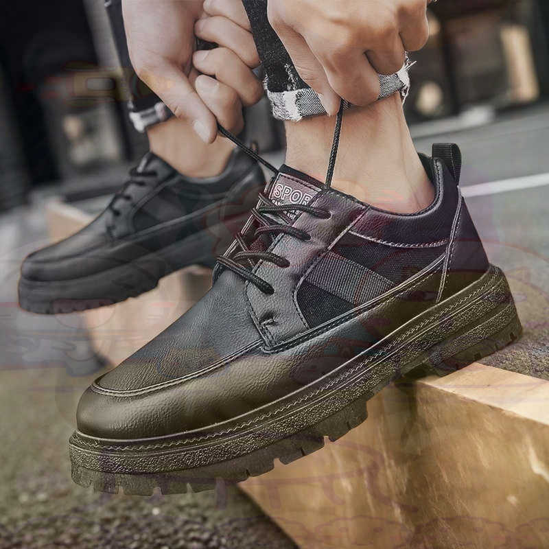 Dark Natural Leather Fashion T - Street Fashion For Short Guys ulasan dan harga