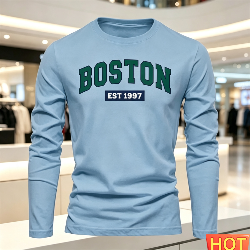 Autumn Summer Men's long sleev - Fashion Streetwear ulasan dan harga