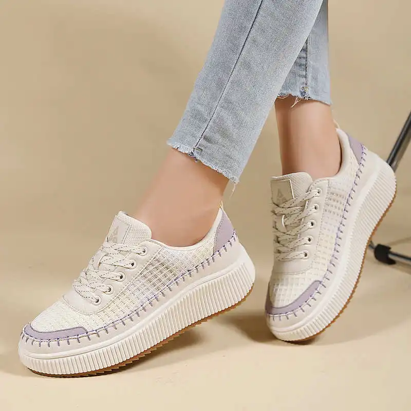 Brown Shoes Woman Flats Autumn - Street Fashion For Short Guys ulasan dan harga