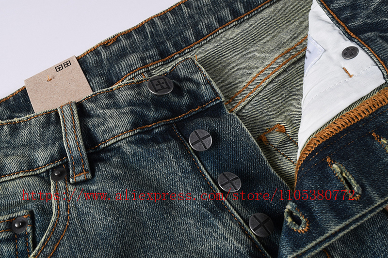 2026 Hot New Men's Blue Acid W - Distressed Jean Rip ulasan dan harga