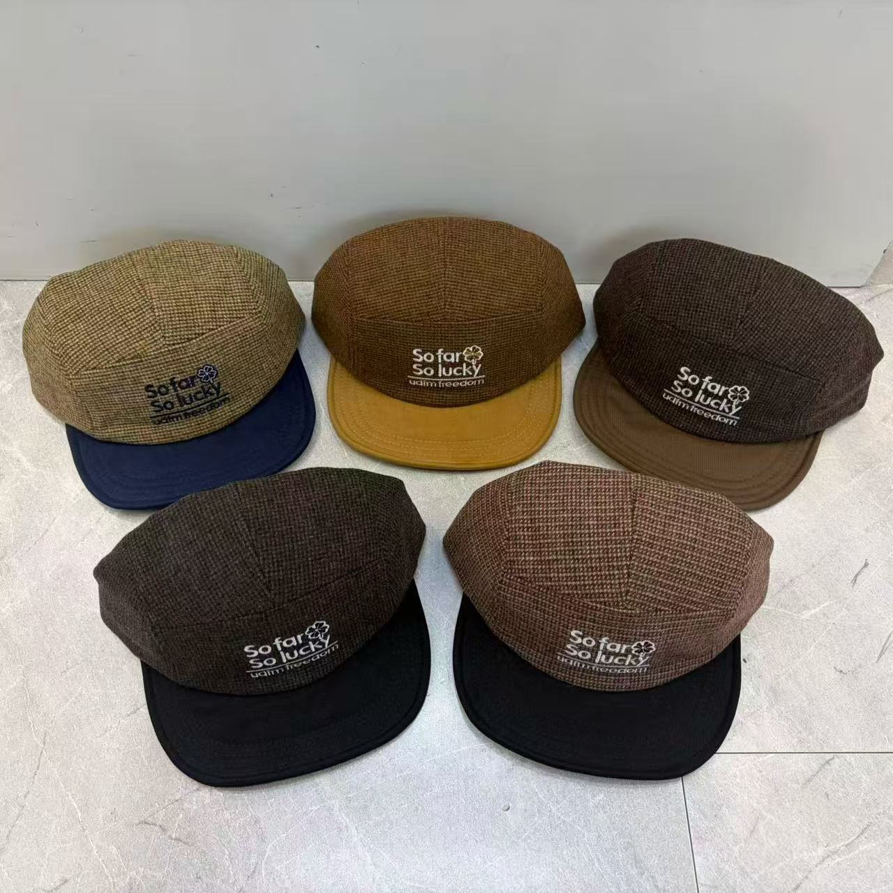 Autumn Winter Baseball Cap Let - Corduroy Cap 5 Panel ulasan dan harga