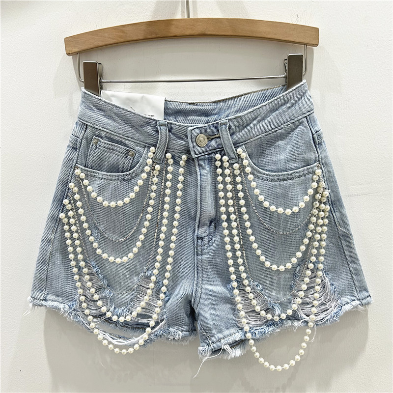 Ripped Holes Distressed Jean D - Distressed Jean Rip ulasan dan harga